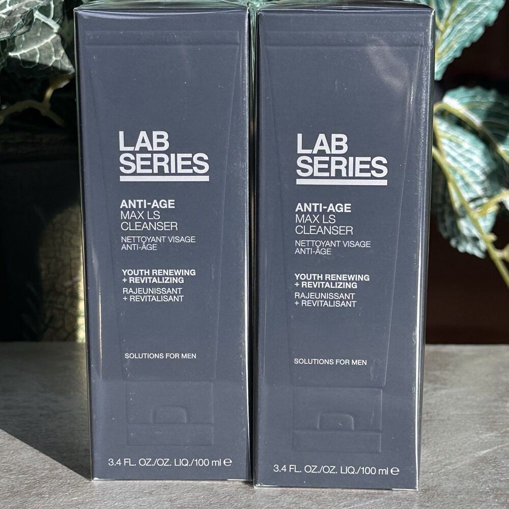 2-Pack Lab Series Anti-Age Max Ls Cleanser  Youth Renewing+ Revitalizing 3.4oz